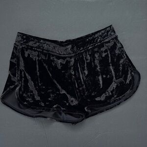 Victoria's Secret Velour Black Athletic PJ  Shorts